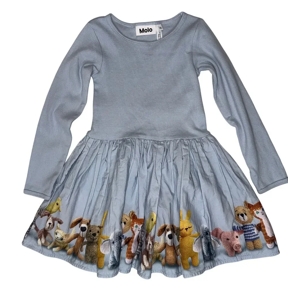 Molo “Candi Dress” 2T with crocheted animals